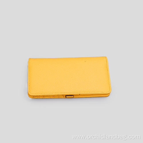 Yellow Buckle Money Ladies Wallet